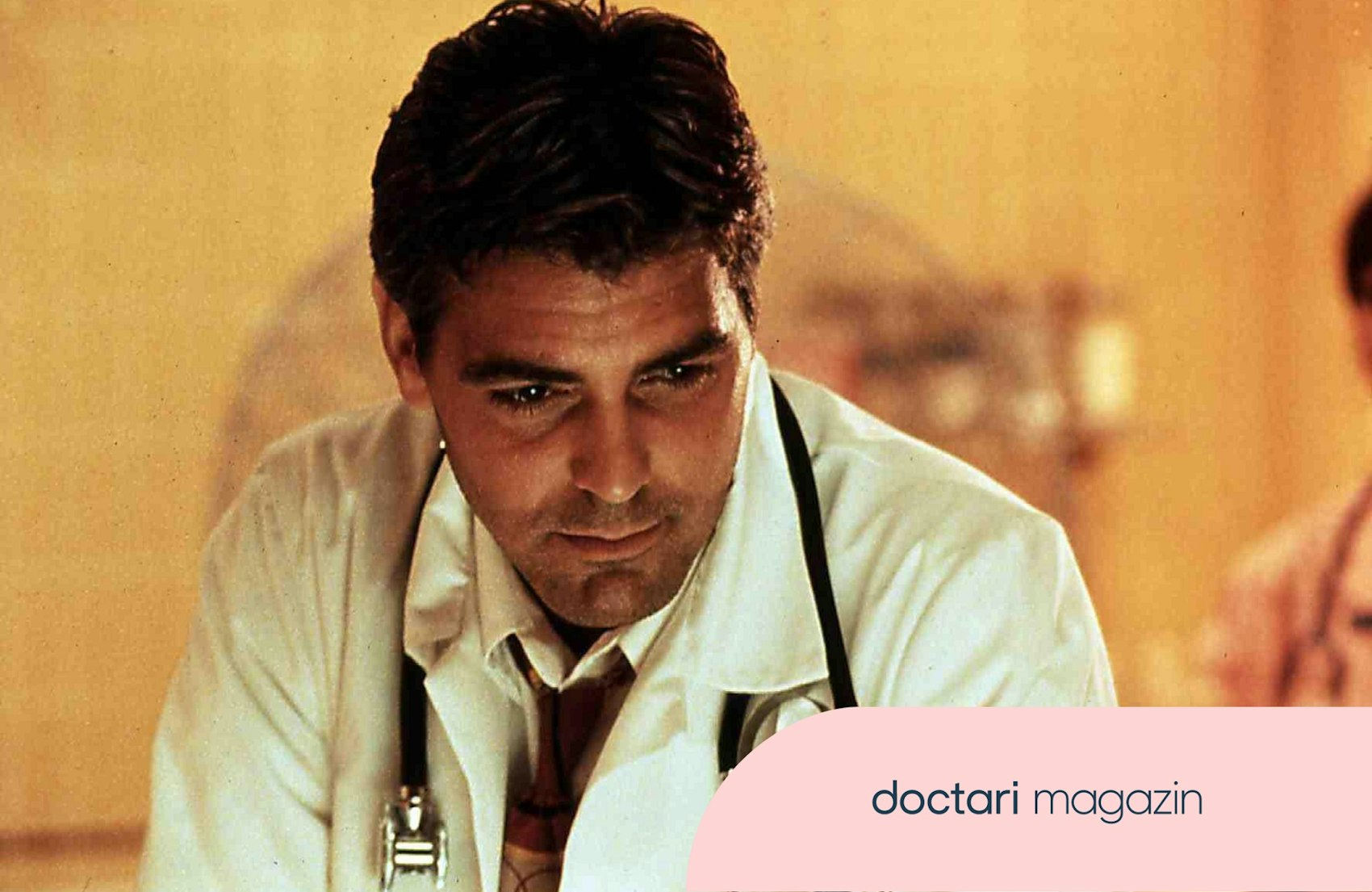 George Clooney in einer Szene der TV-Serie Emergency Room.