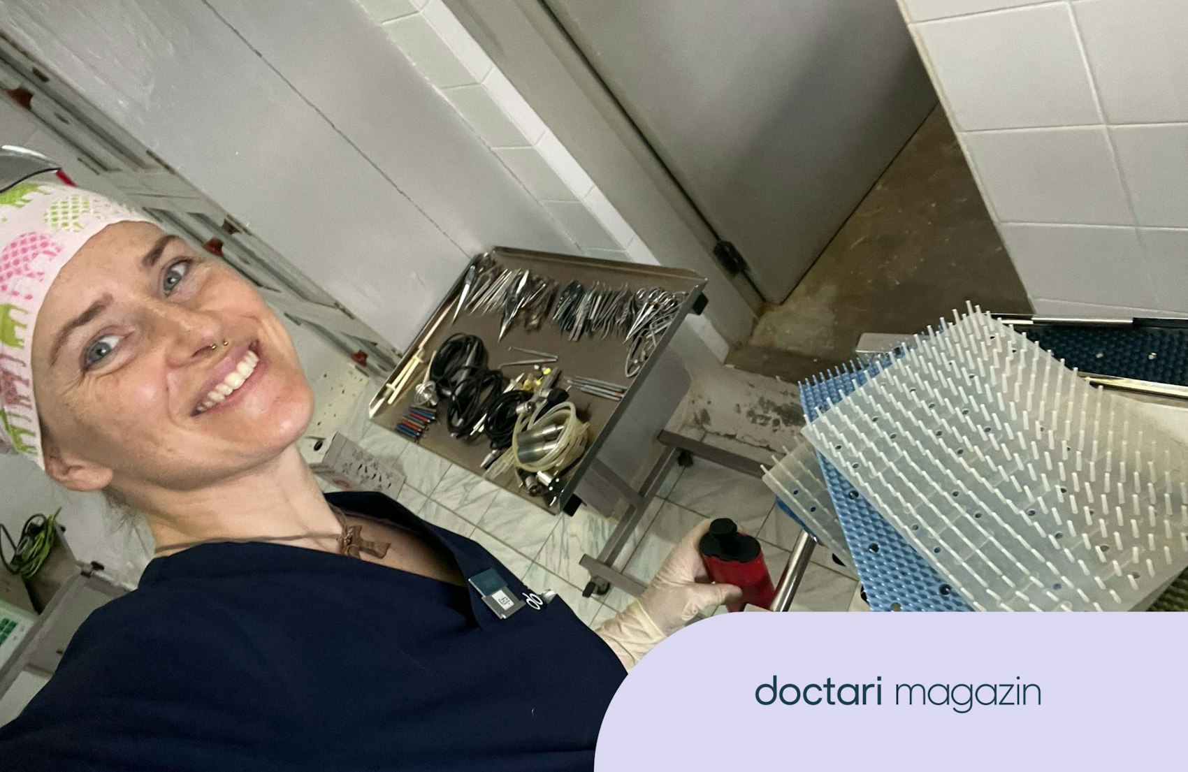 Katja Liebsch im OP in Tansania