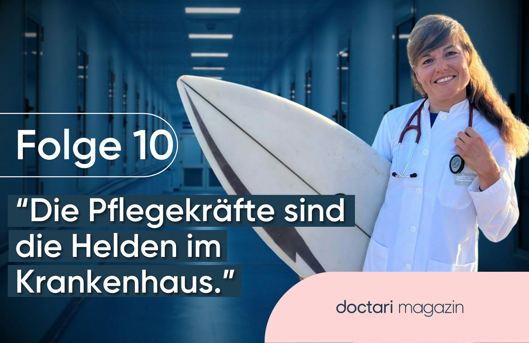 Internistin Dr. Patricia Eisen spricht über ihren Alltag als Ärztin in der Zeitarbeit