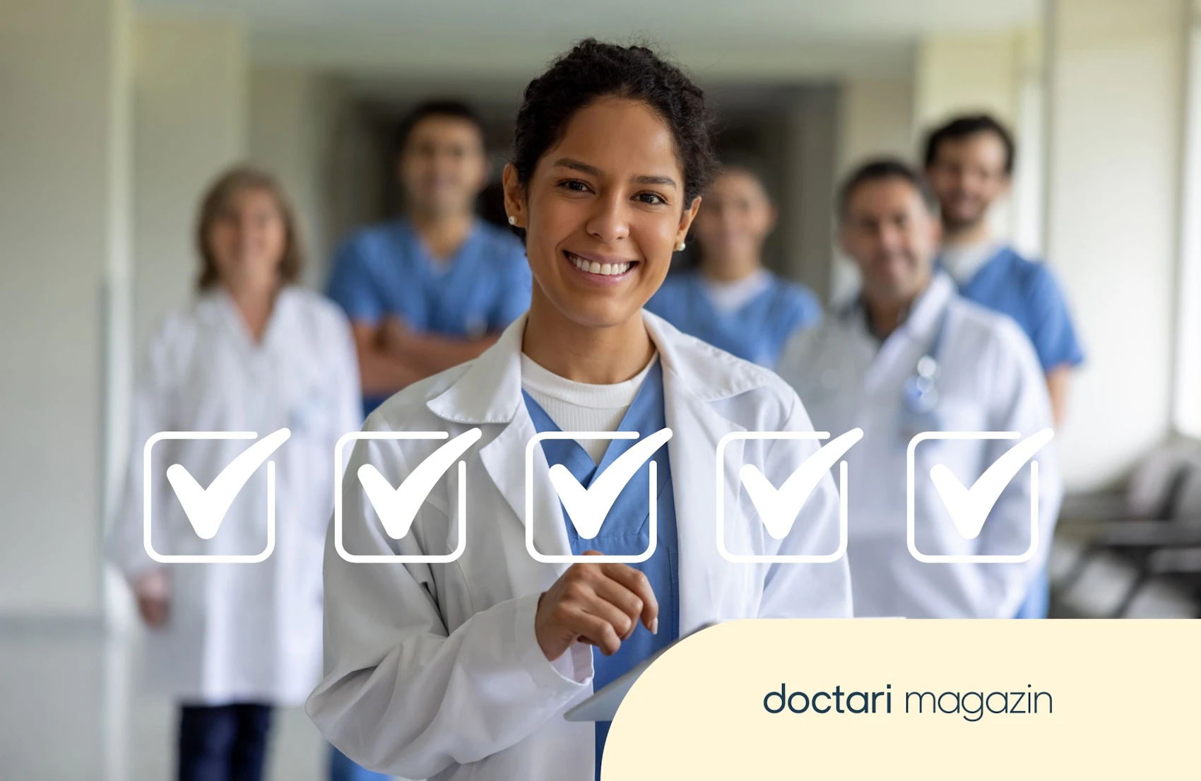 Eine Gruppe ÄrztInnen