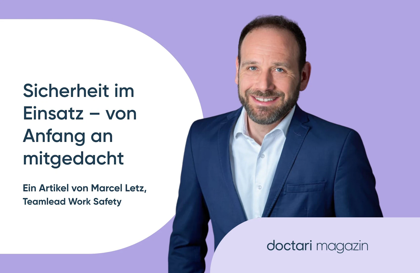 Marcel Letz, Teamlead Work Safety