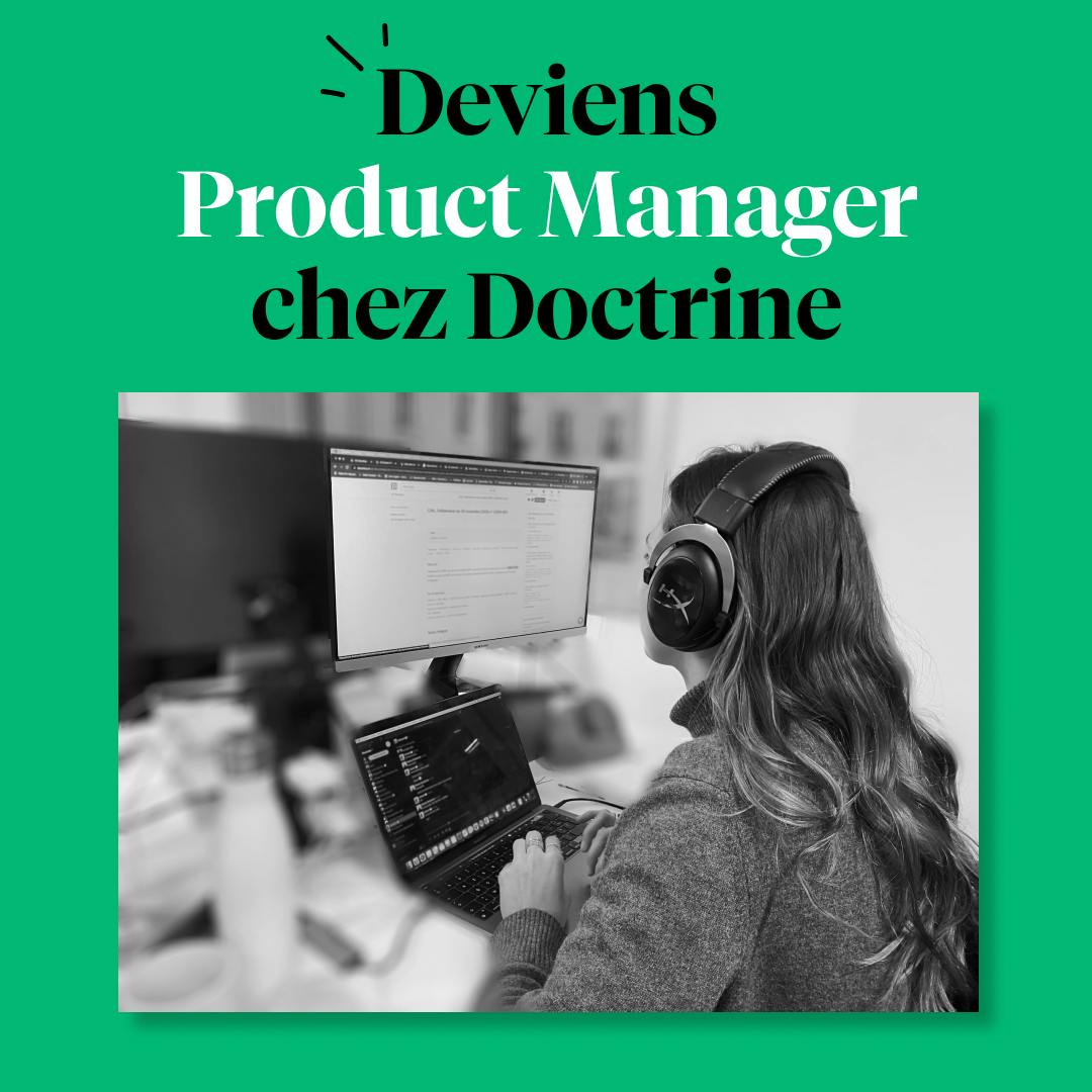 Deviens Product Manager chez Doctrine