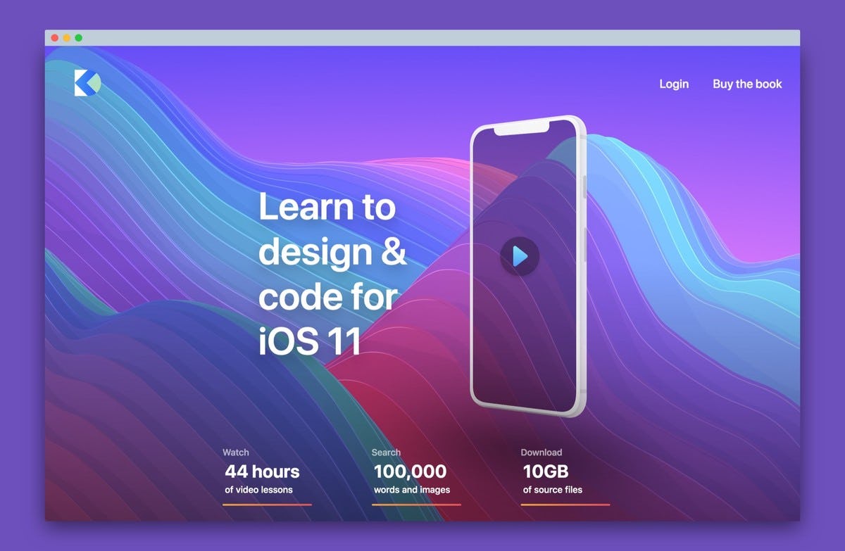 Screenshot of Design + Code