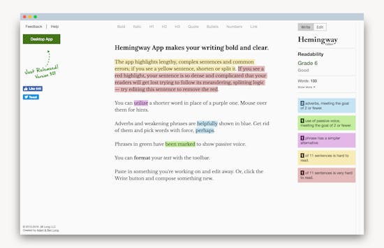 Hemingway Editor