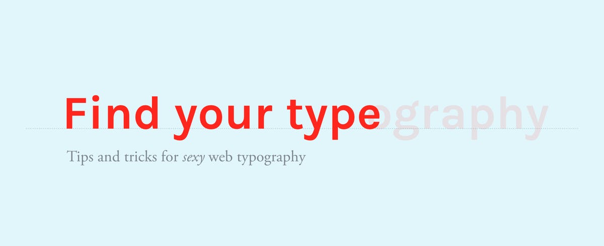 Screenshot of Web Typography 101