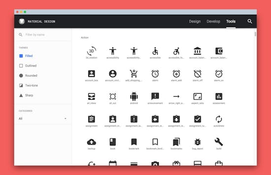 Google Material Design Icons