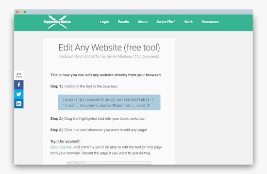 Edit Any Website