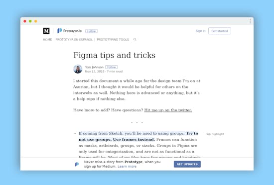 Figma Tips and Tricks