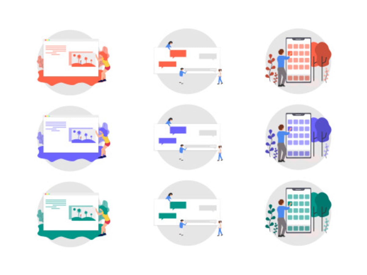 Screenshot of unDraw
