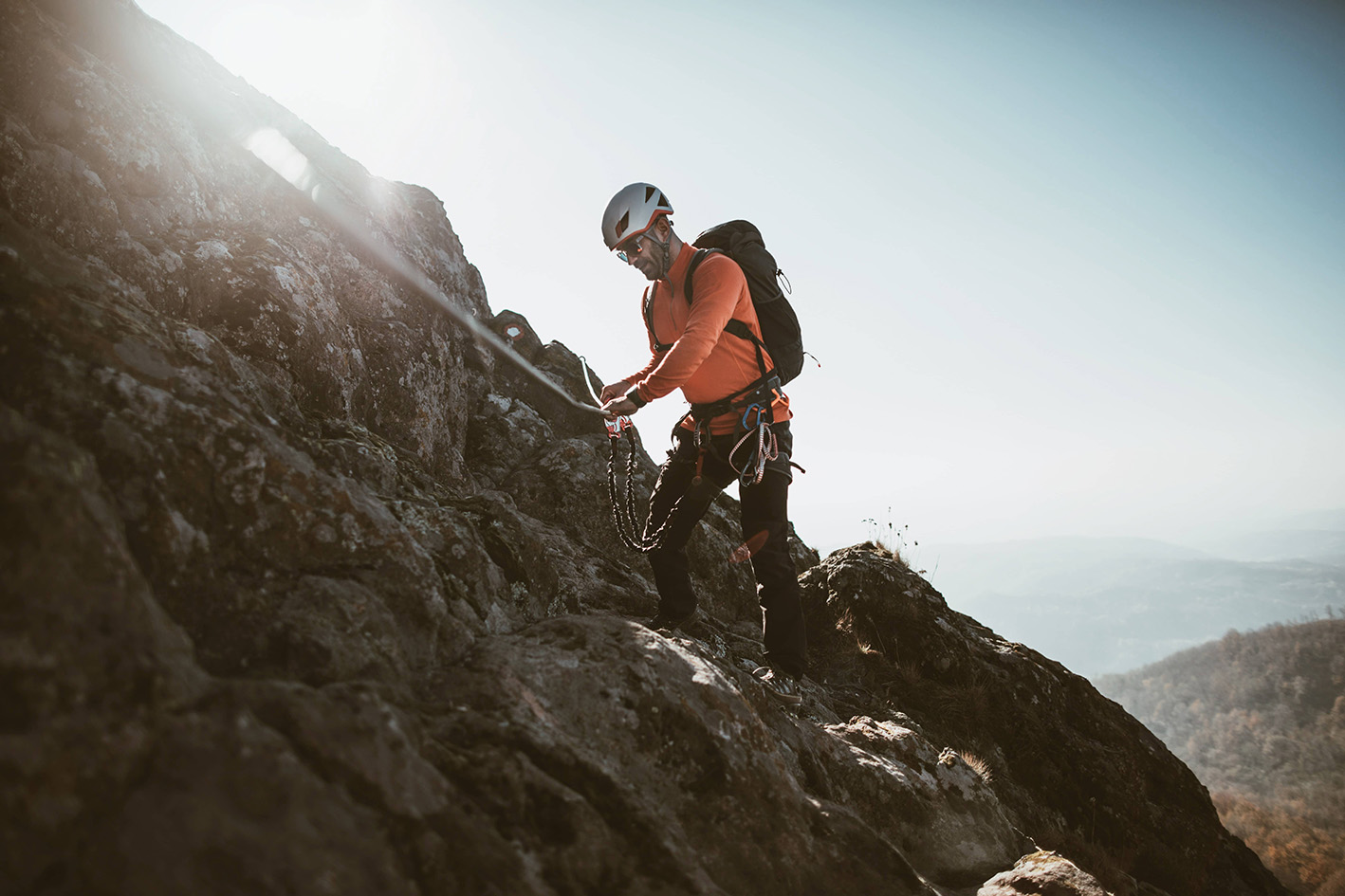 Ferrata la Mara, attività in montagna in Dolomiti