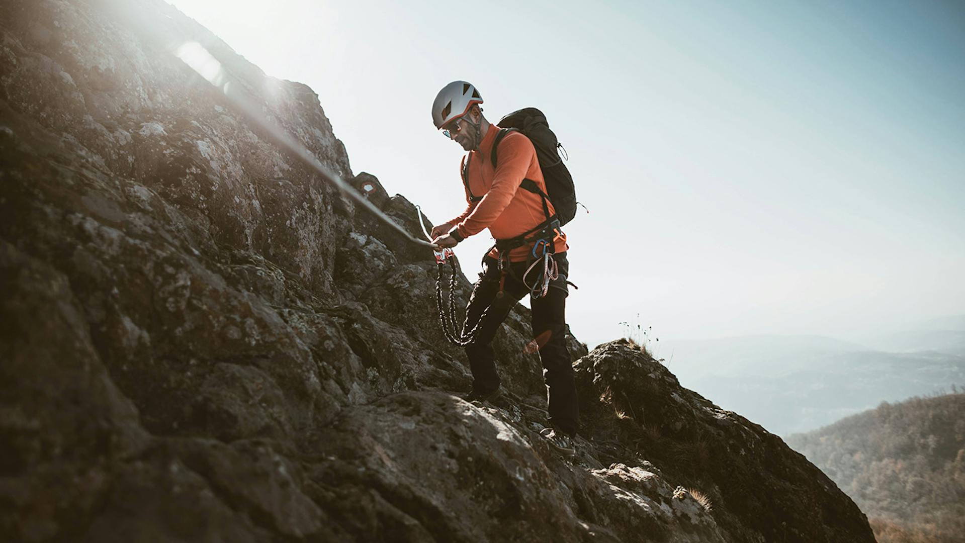 Arrampicata su roccia nelle Dolomiti