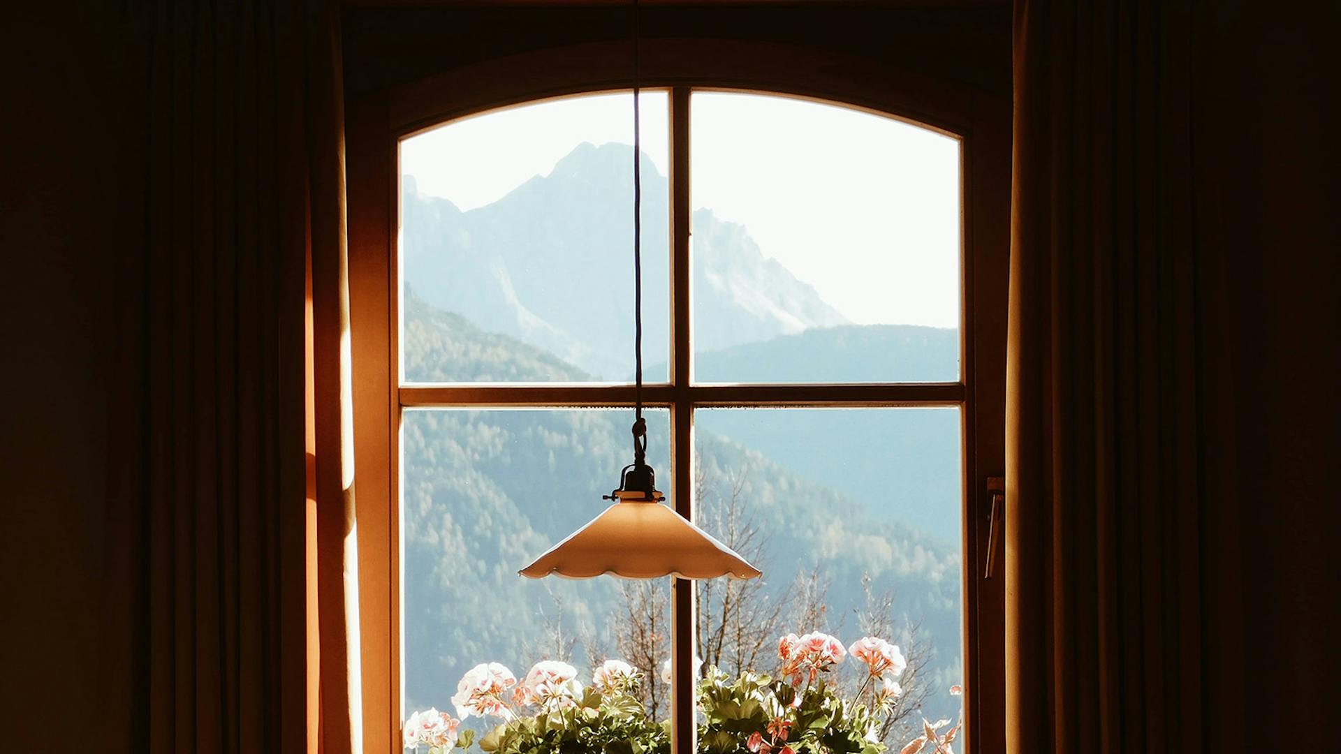 Malga in una montagna delle Dolomiti