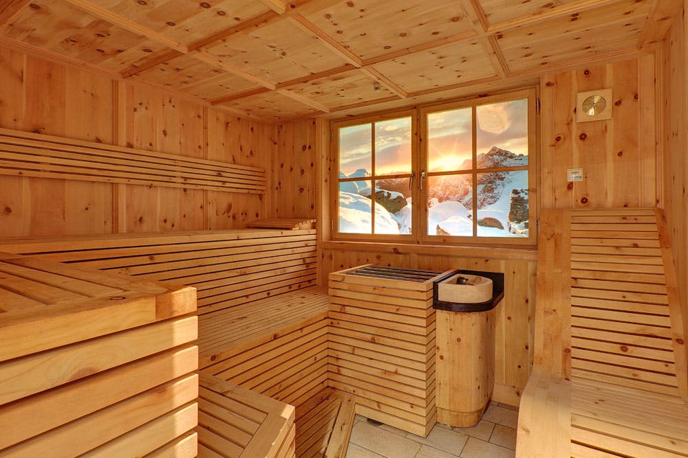 Sauna finlandese Hotel Gisserhof pensato per famiglie, immerso nella Valle Aurina