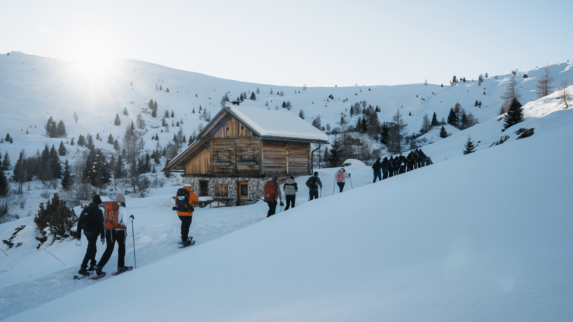 Dolomiti da sogno escursioni di gruppo invernali