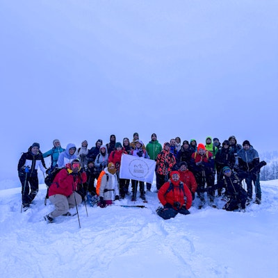 Gruppo Dolomiti da sogno ciaspolata notturna al Paso Giau