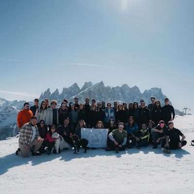 Gruppo Dolomiti da sogno escursione al Rifugio Laresei in inverno