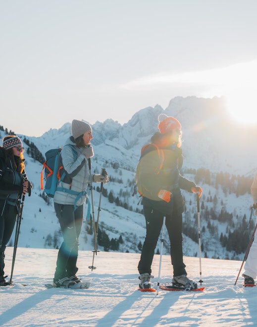 Dolomiti da sogno escursioni di gruppo invernali
