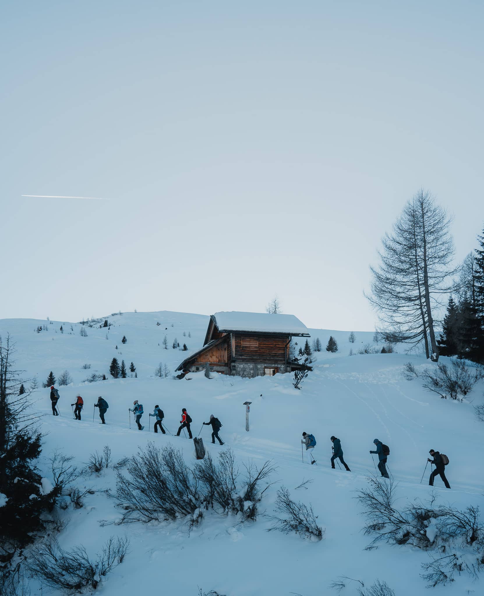 Ciaspolata notturna al Passo Giau con Dolomiti da Sogno