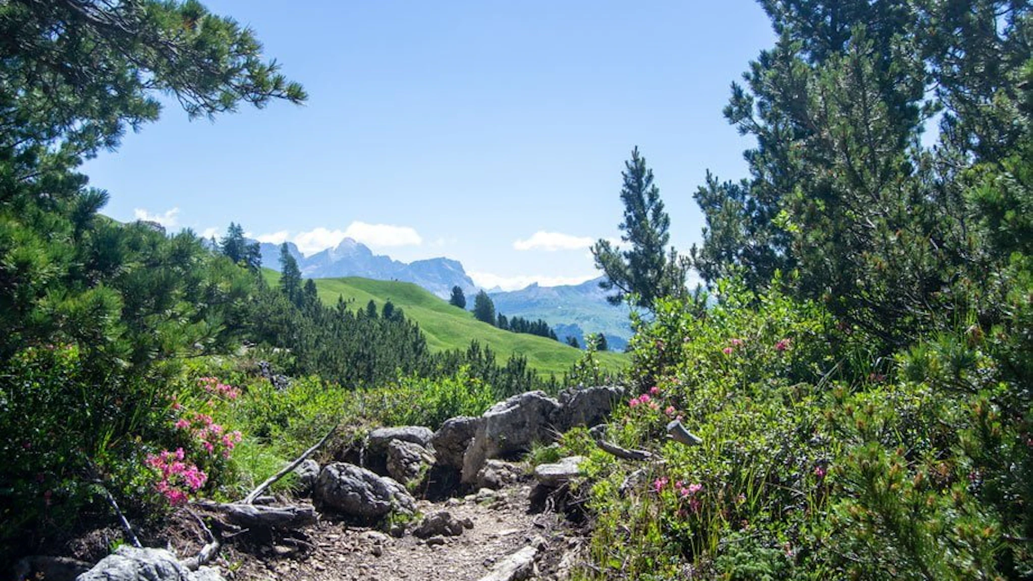 Alta Via di Colfosco e cascate del Pisciadù