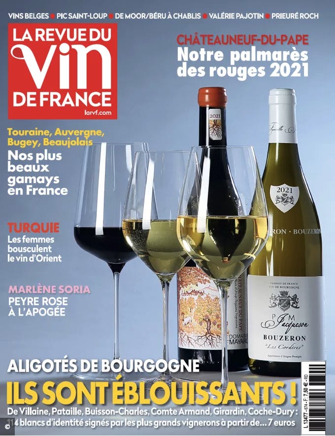 La revue des vins de France, première de couverture.