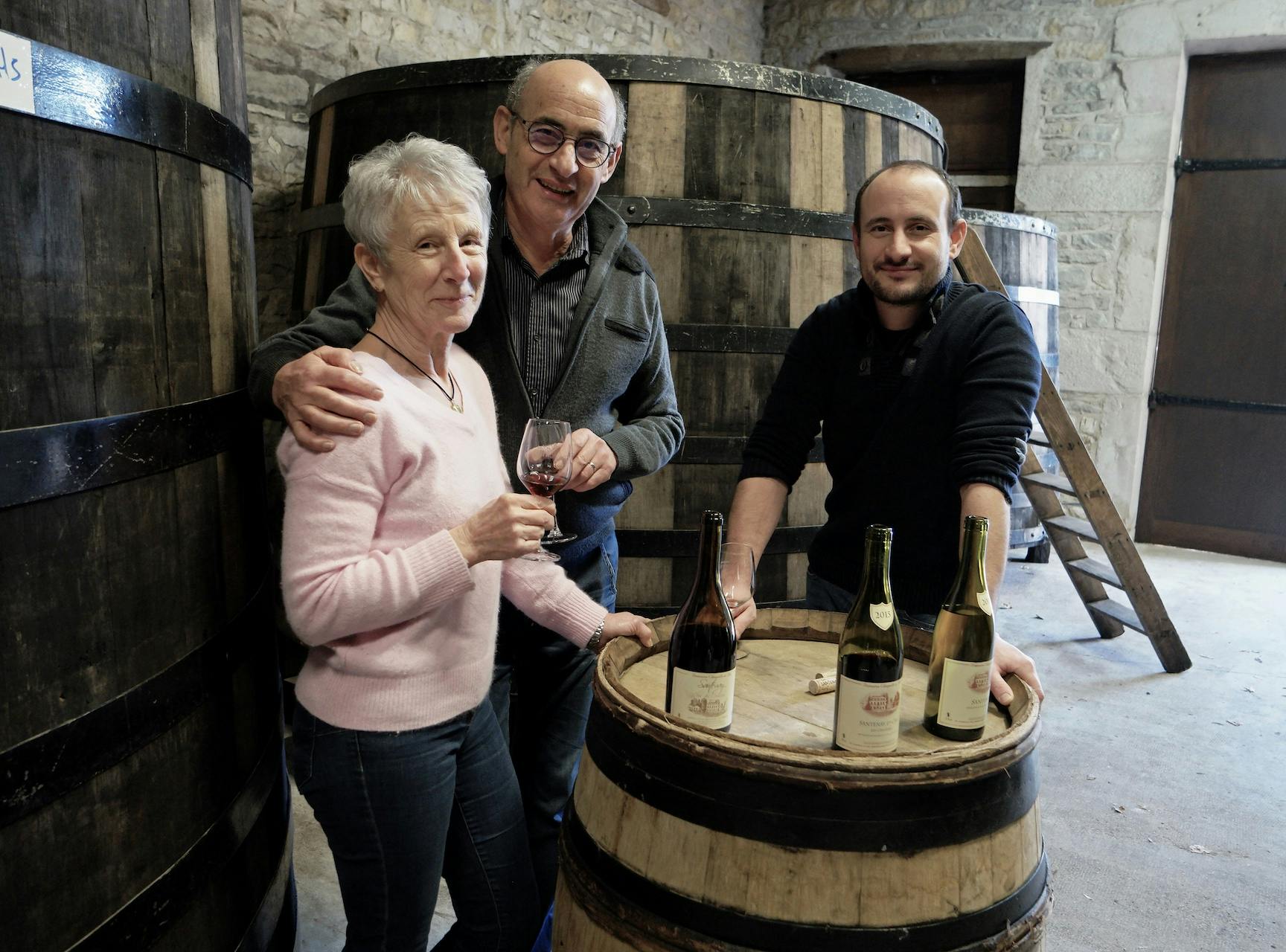 Yvette, Jean-François and Simon Chapelle