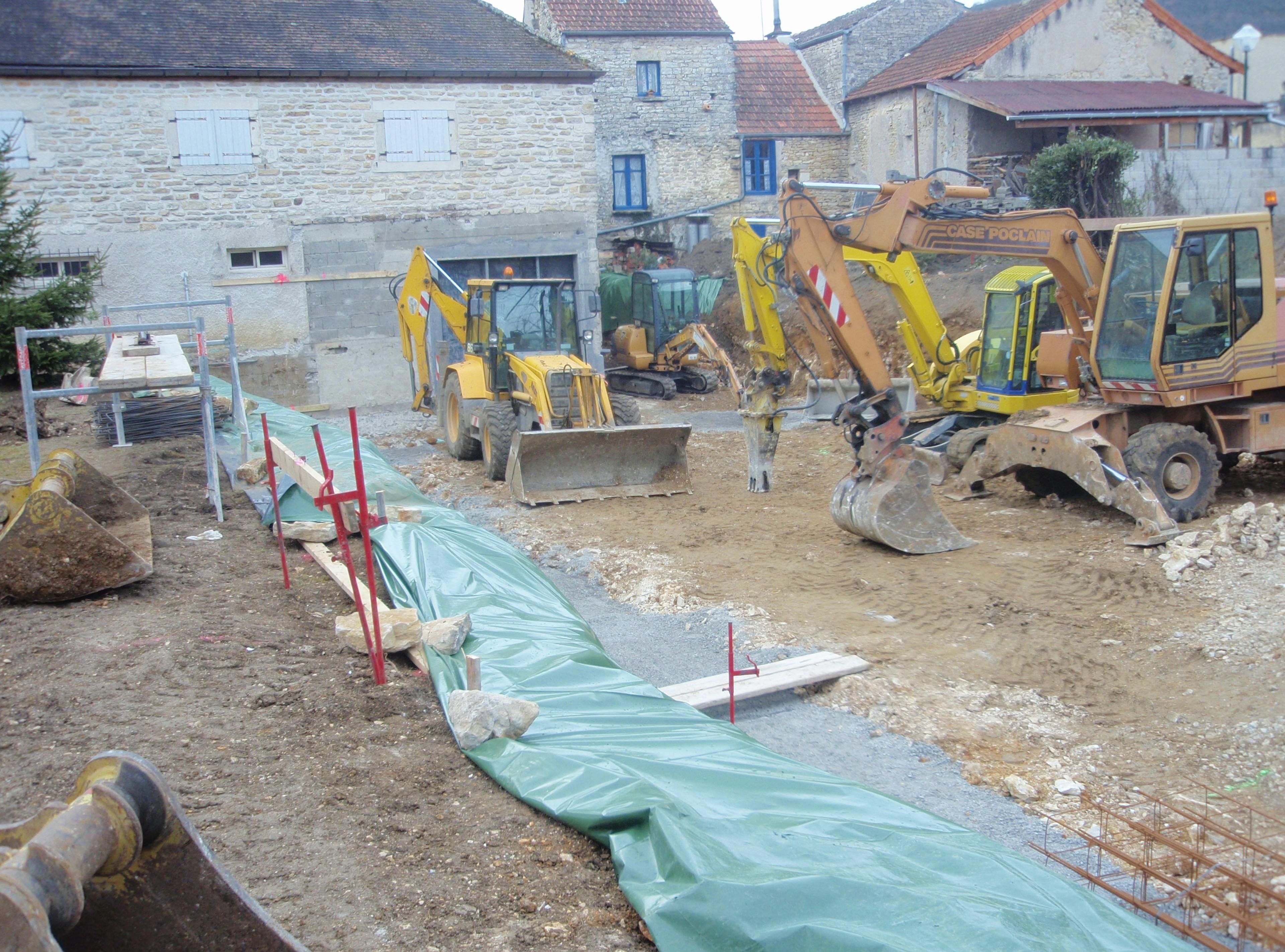 Construction de la Cuverie 2008 - Domaine Chapelle & Fils