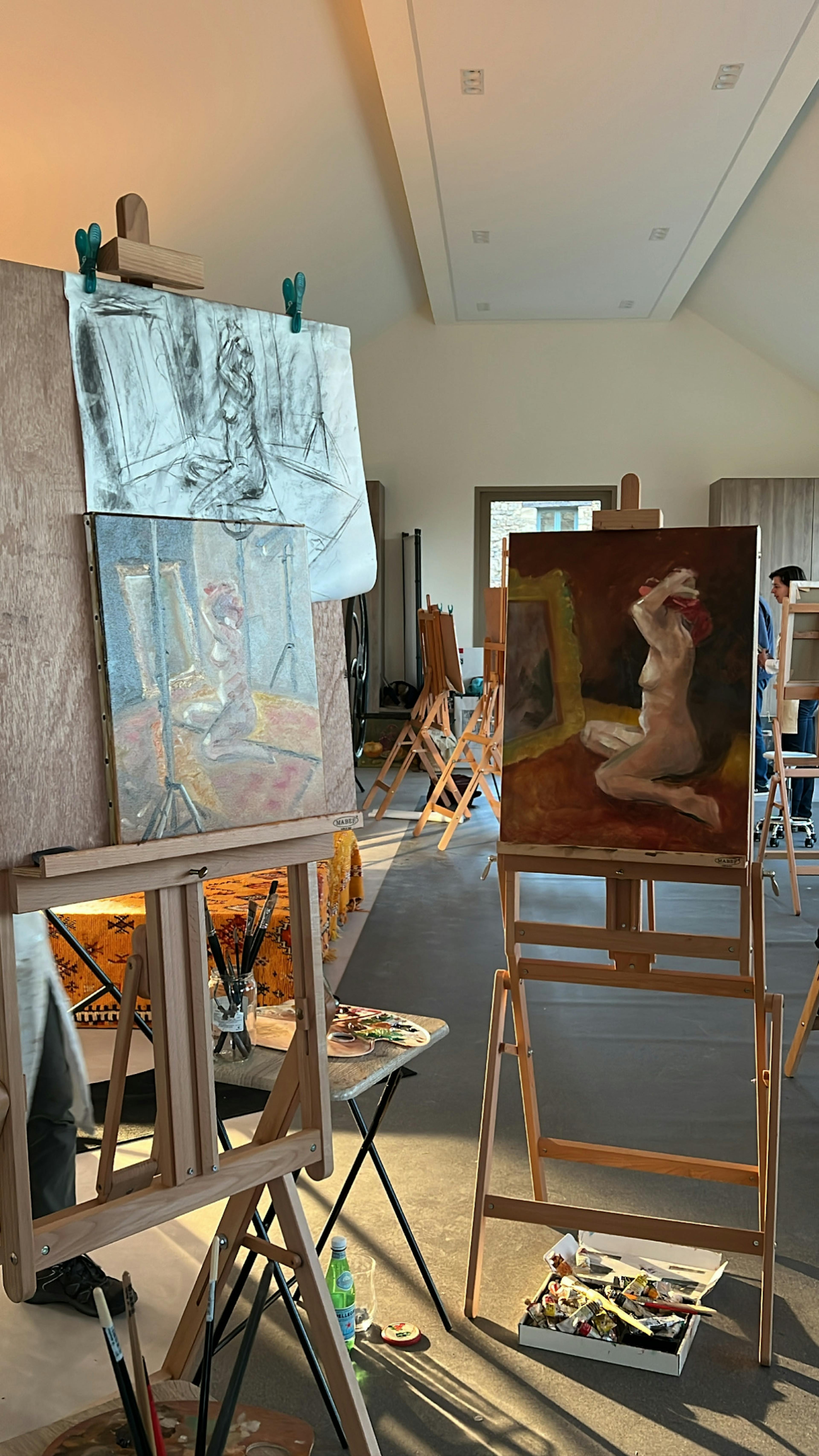 Atelier peinture Laurence Bost Domaine de Cazenac