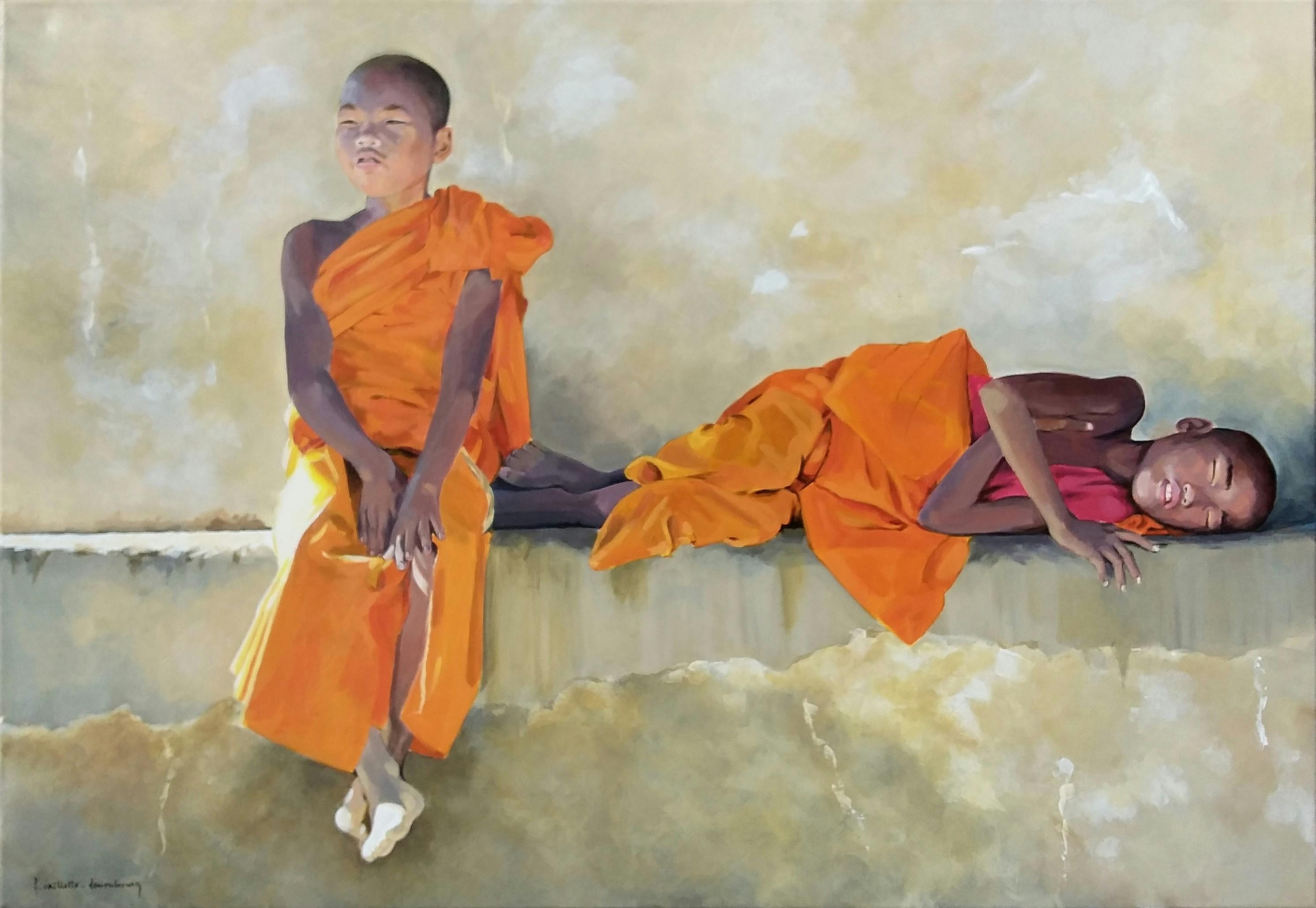 Atelier peinture - Françoise Caillette-Deneubourg - Domaine de Cazenac