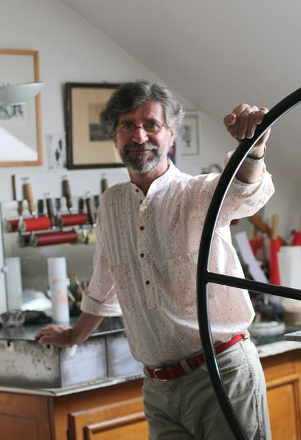 Atelier gravure - Guy Braun - Domaine de Cazenac