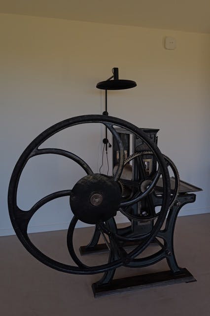 Atelier gravure - Guy Braun - Domaine de Cazenac