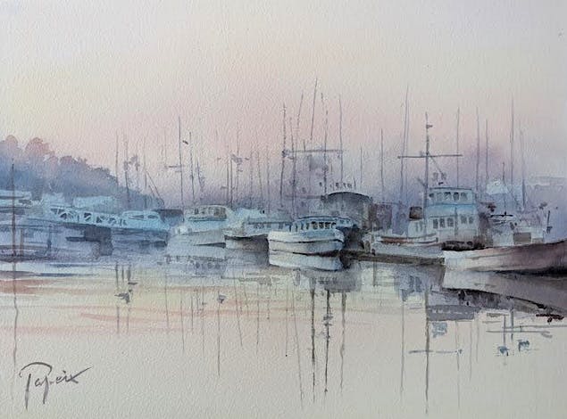 Atelier peinture - Jean-Claude Papeix - Domaine de Cazenac