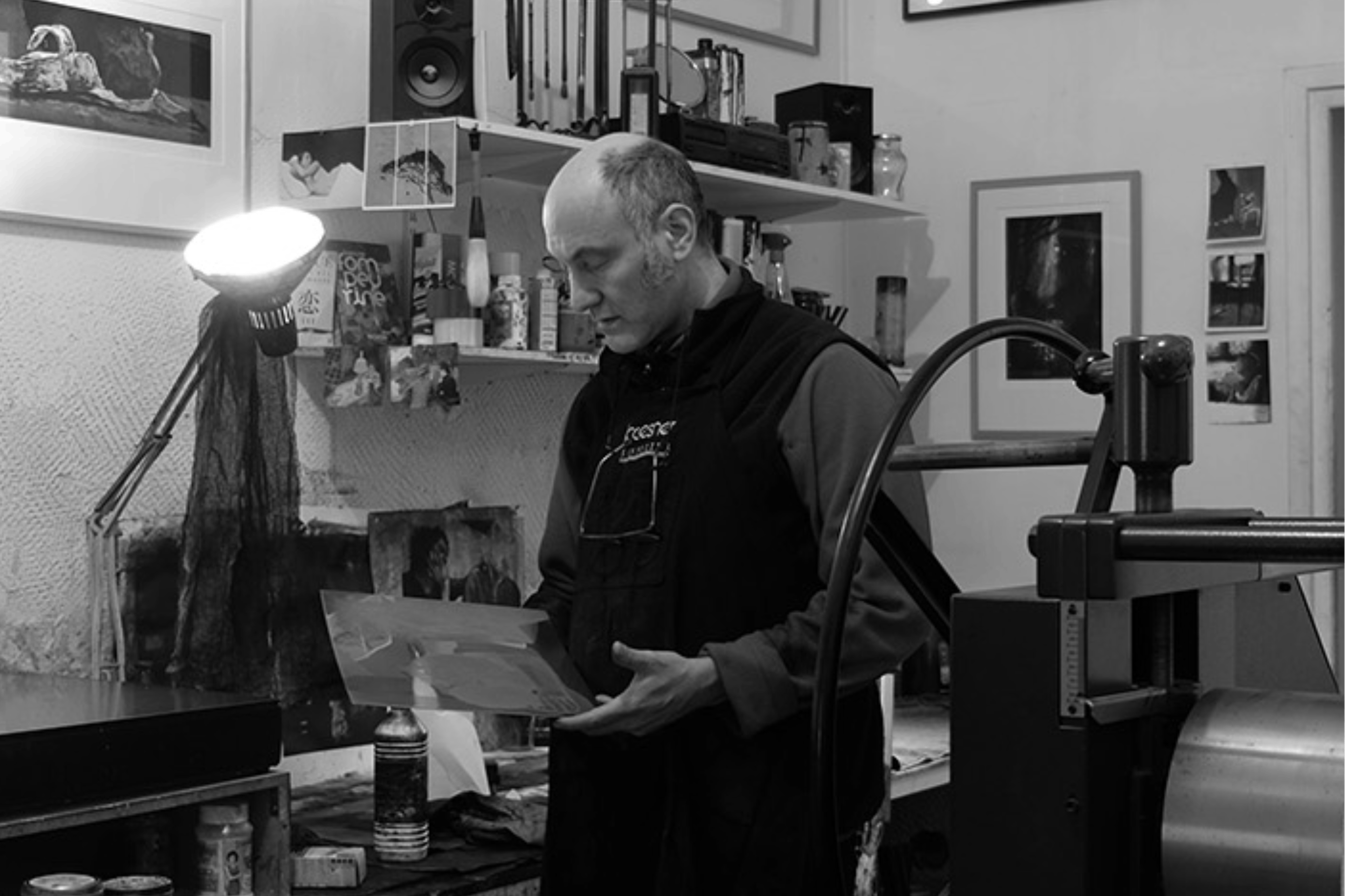 Atelier gravure - Pablo Flaiszman - Domaine de Cazenac