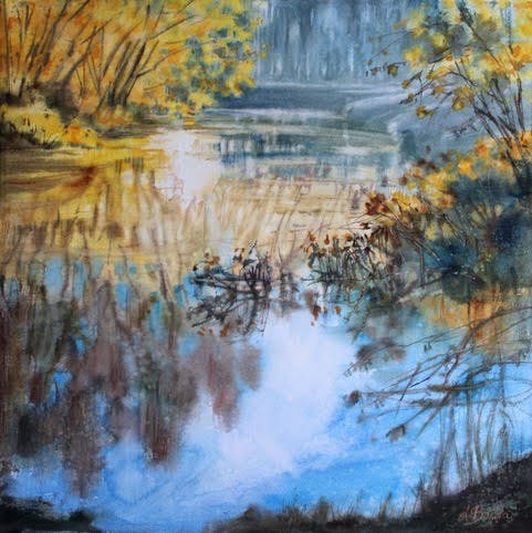 Atelier peinture Laurie Bréda Domaine de Cazenac