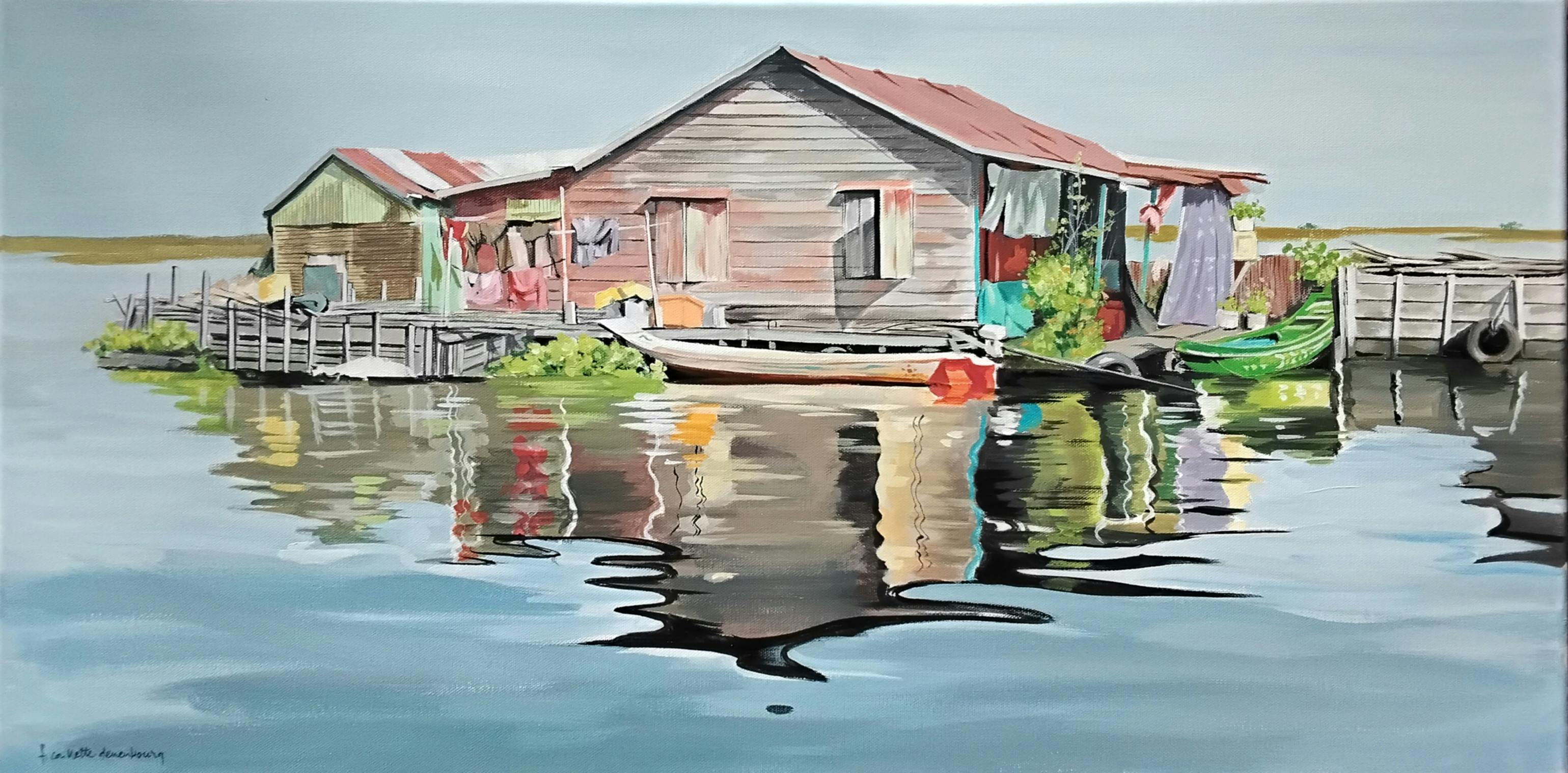 Atelier peinture Françoise Caillette-Deneubourg Domaine de Cazenac