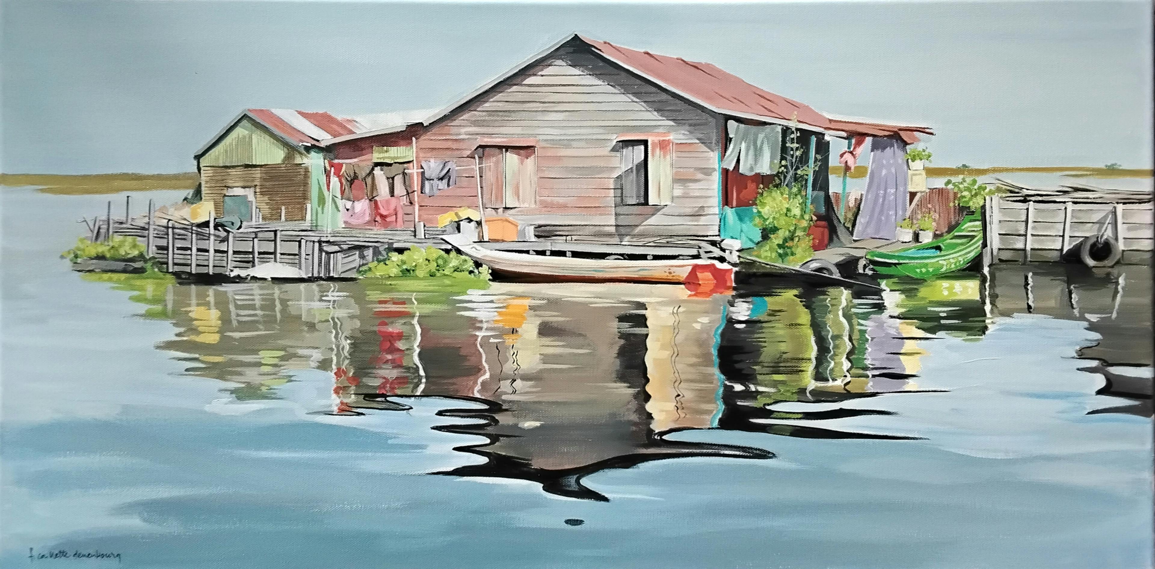 Atelier peinture Françoise Caillette-Deneubourg Domaine de Cazenac