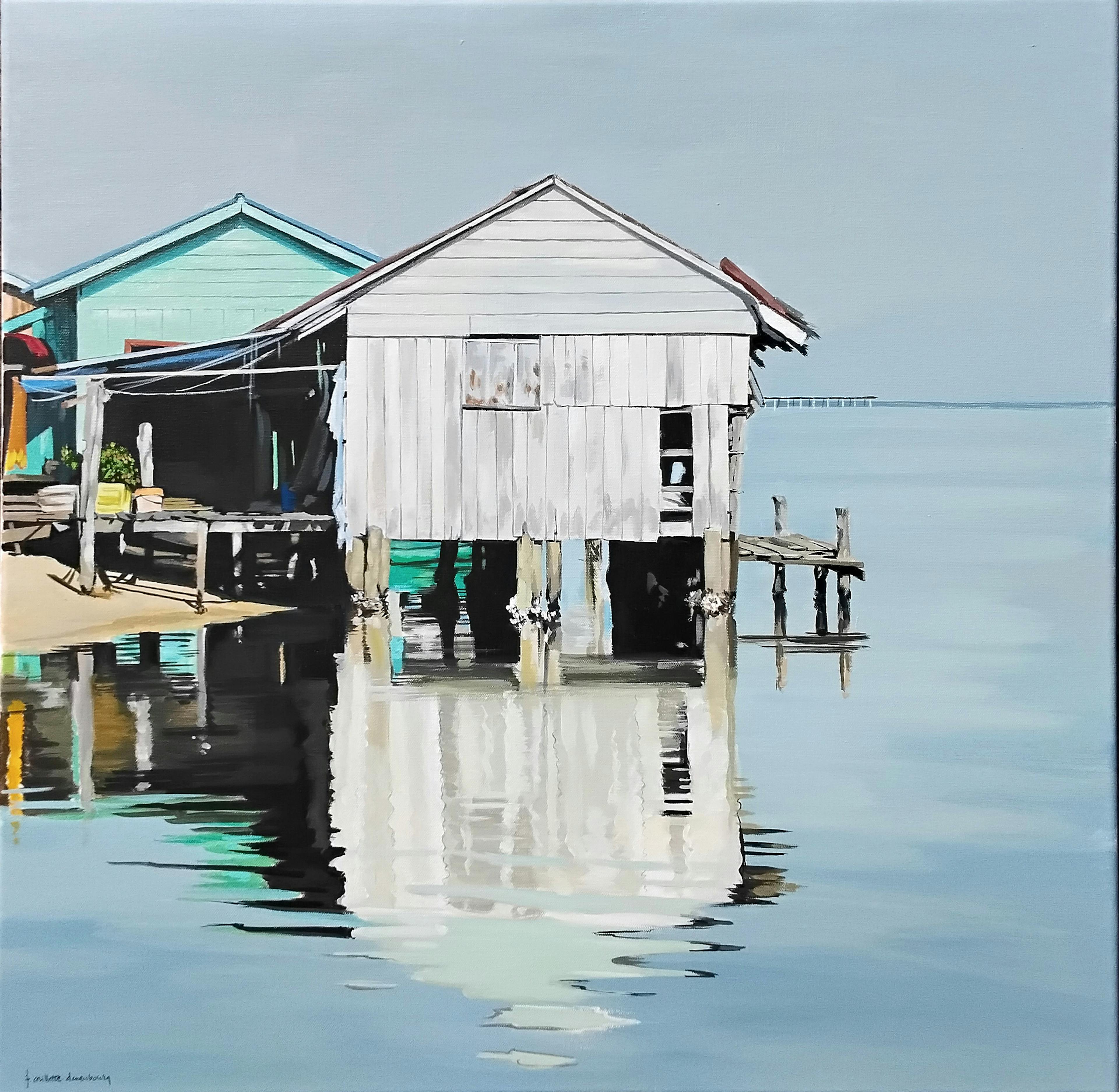 Atelier peinture Françoise Caillette-Deneubourg Domaine de Cazenac