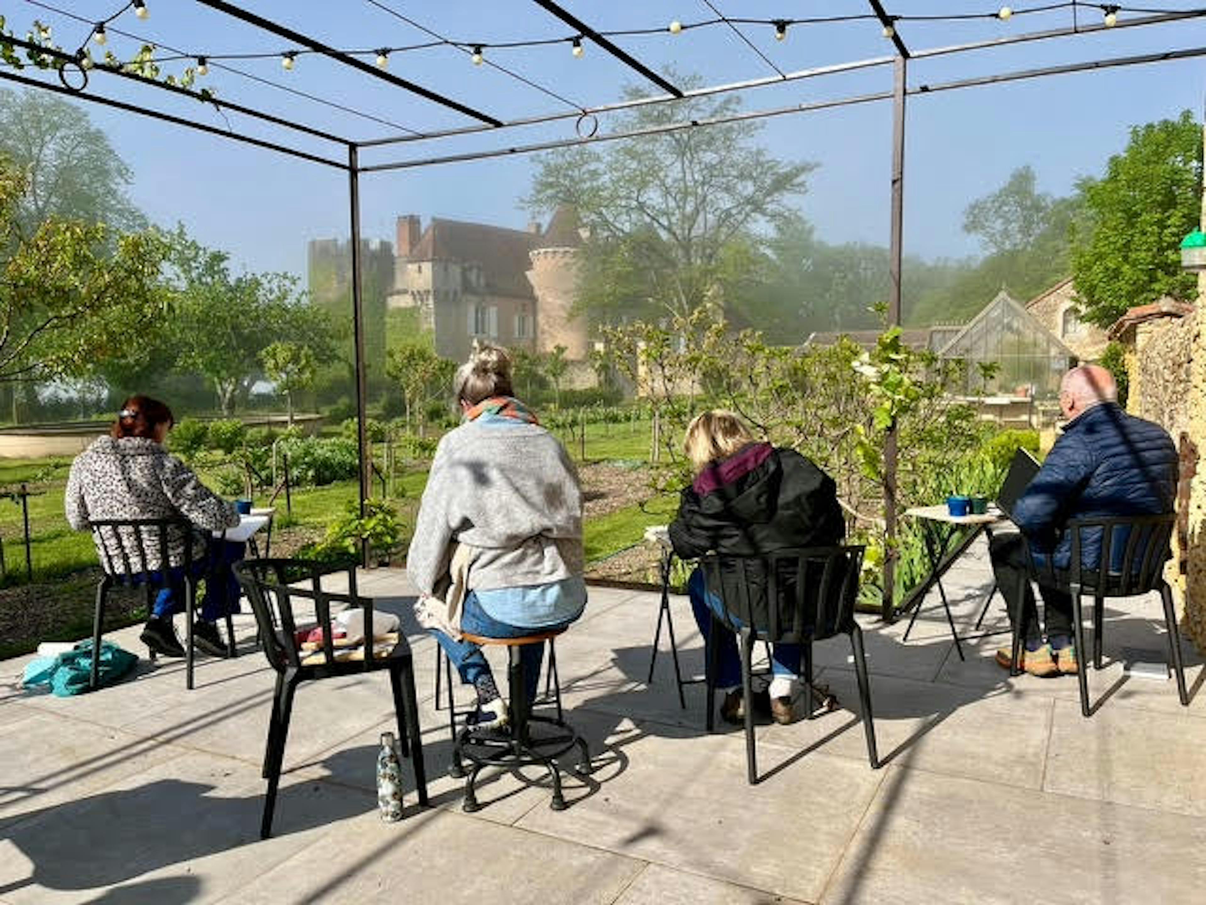 Atelier peinture Duplantier Domaine de Cazenac