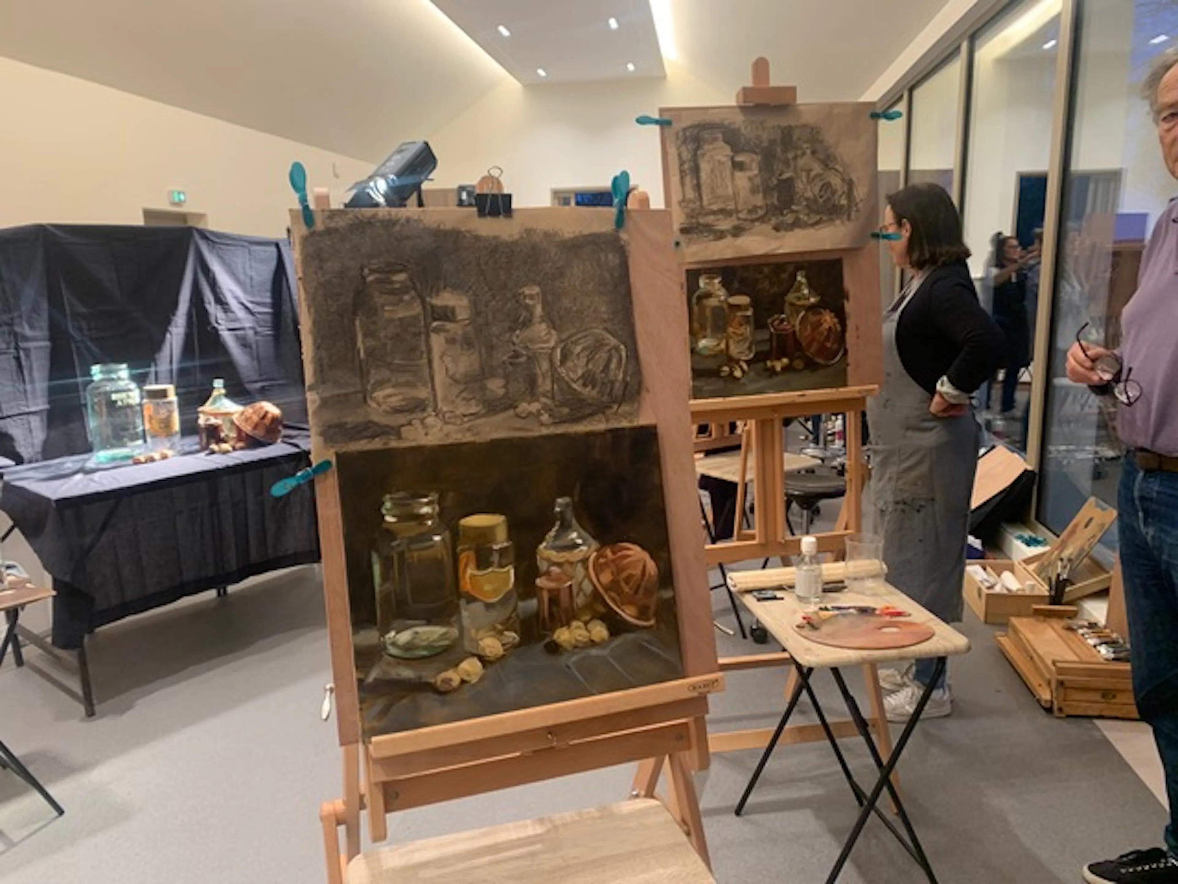 Atelier peinture Laurence Bost Domaine de Cazenac