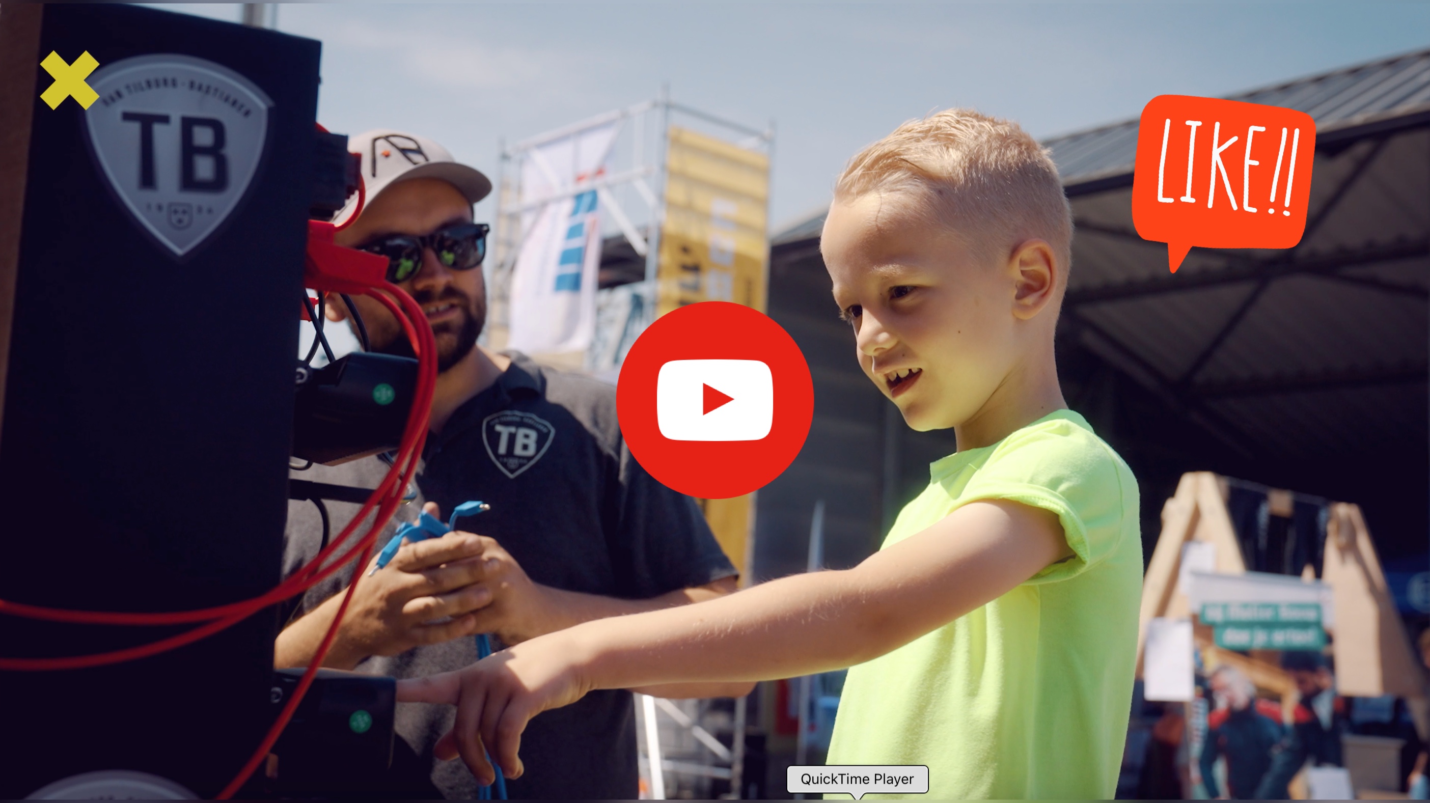 Blije gezichten tijdens de Dag van de Techniek 2023 bij Dome-x
