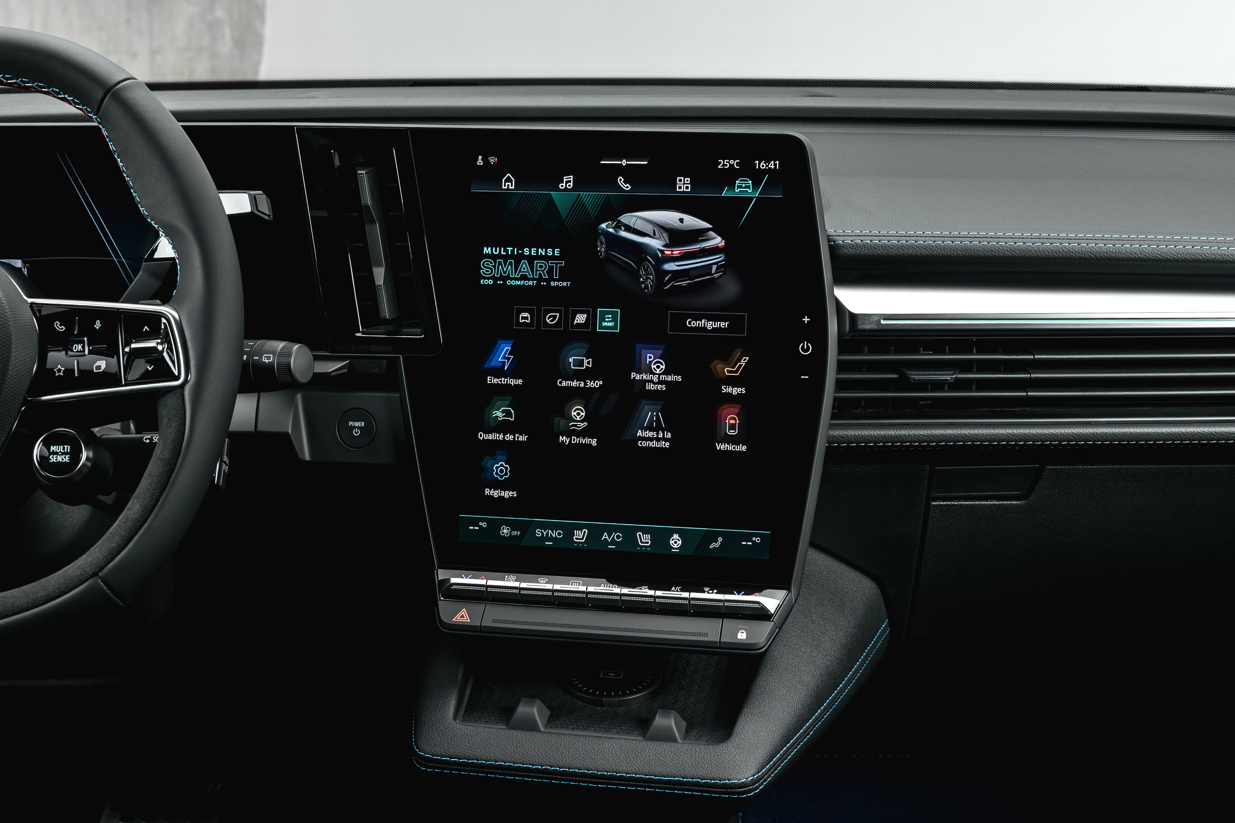 Updated Interior of the Renault Megane E-Tech