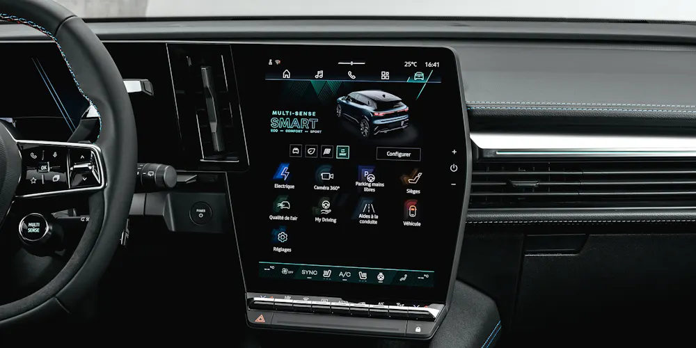 Updated Interior of the Renault Megane E-Tech