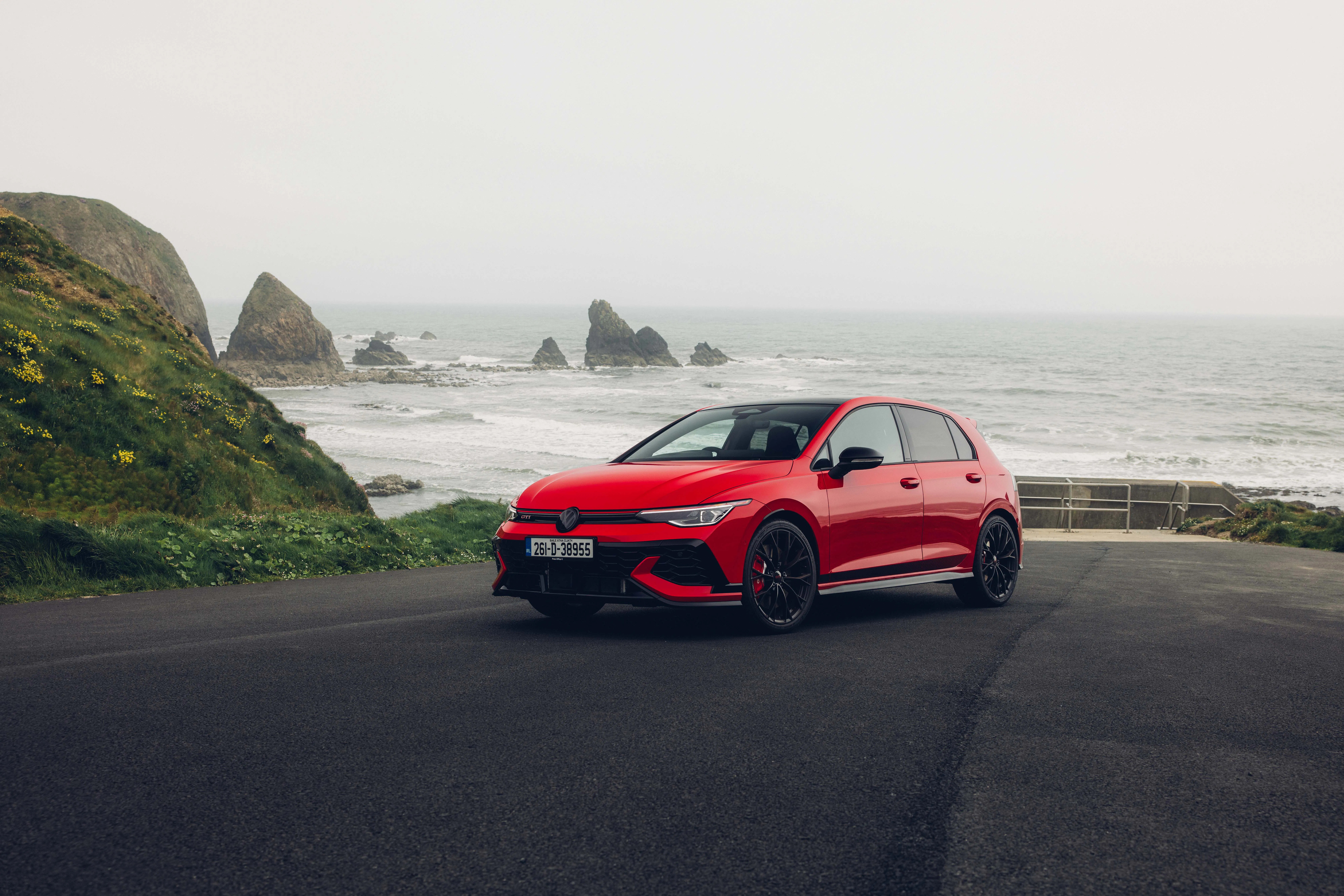 A red Volkswagen Golf GTI Edition 50 - Image 1