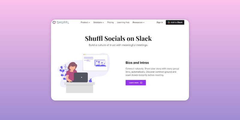 Slack donut - shuffl