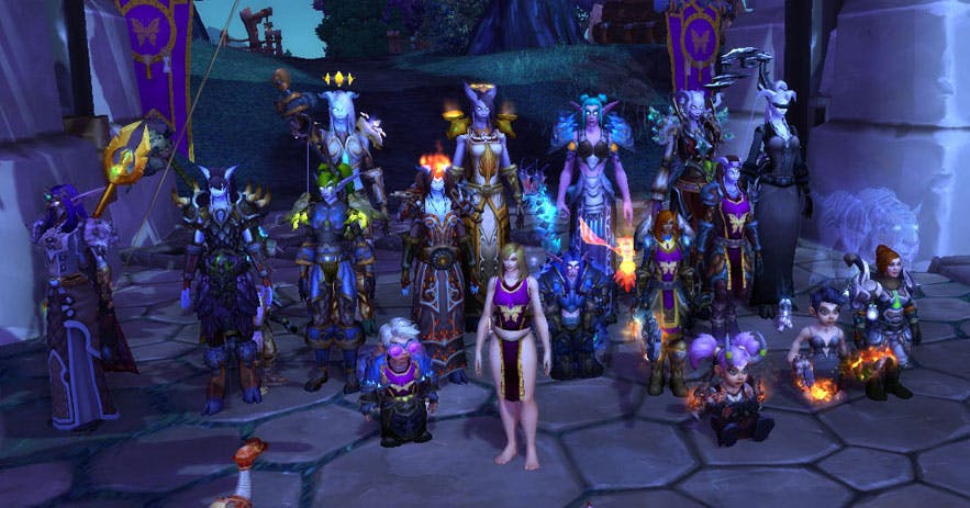 Guild screenshot from DotA's 10th anniversary