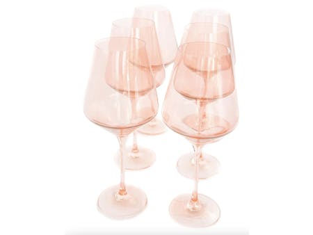 Estelle Colored Stem Glass Set of 6