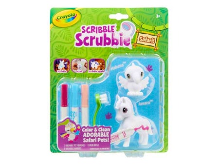 Scribble Scrubbie Safari Animals