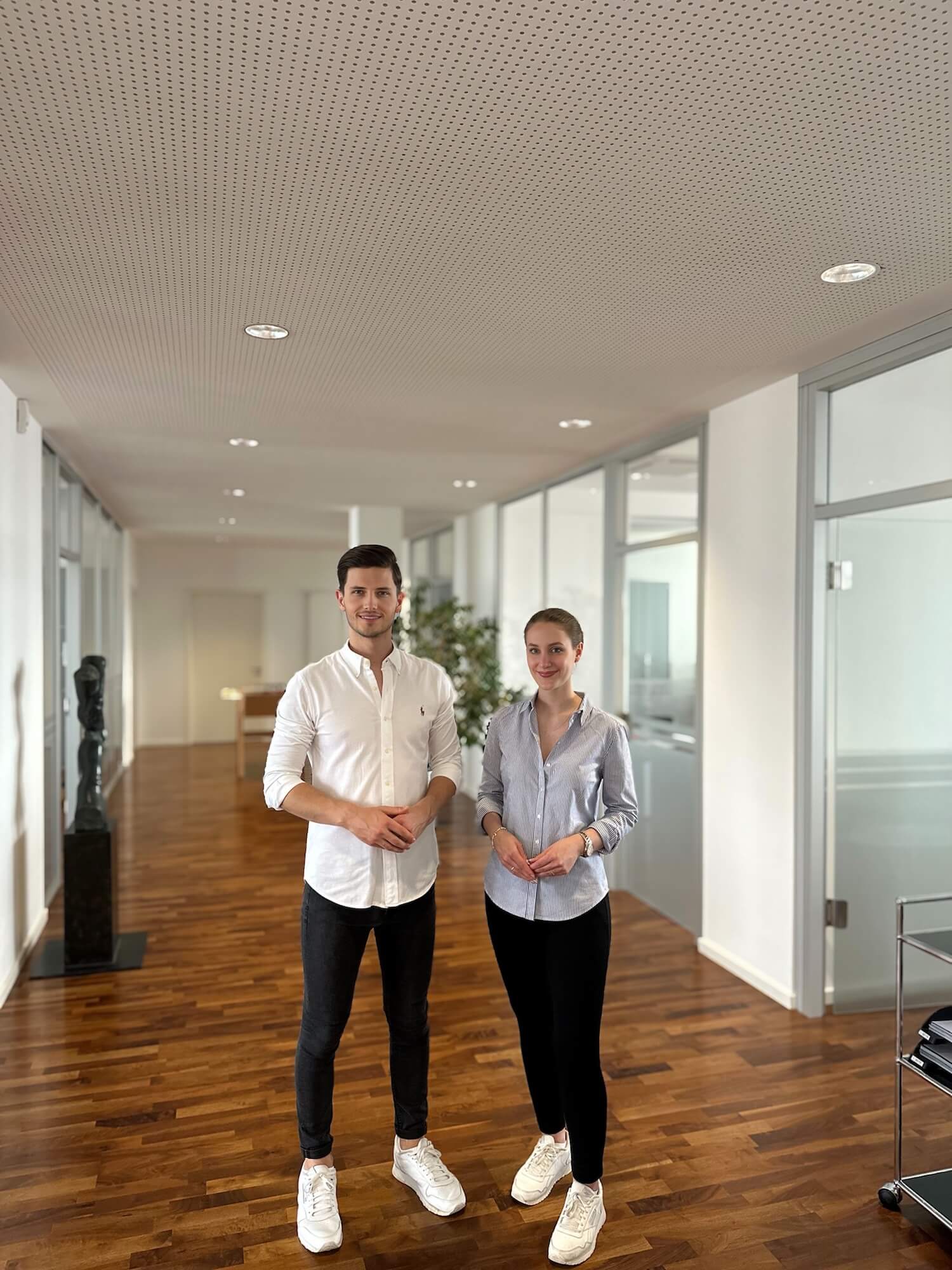 Niklas Mocker und Lina Albert Gründer von dotega.