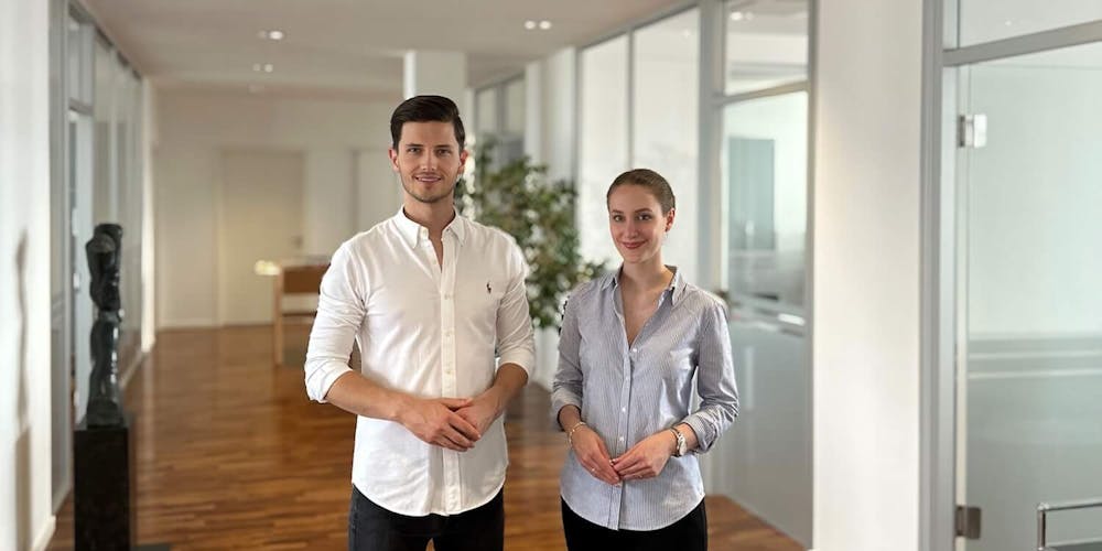 Niklas Mocker und Lina Albert von dotega