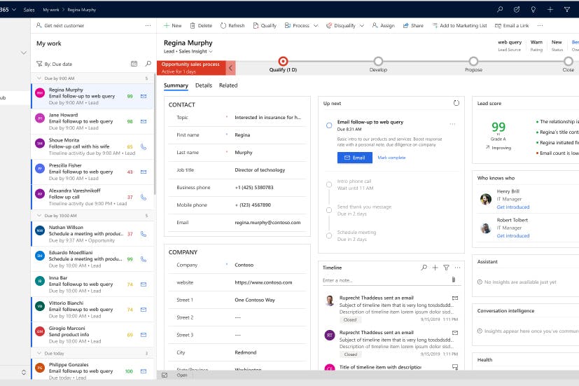 Microsoft dynamics 365 software