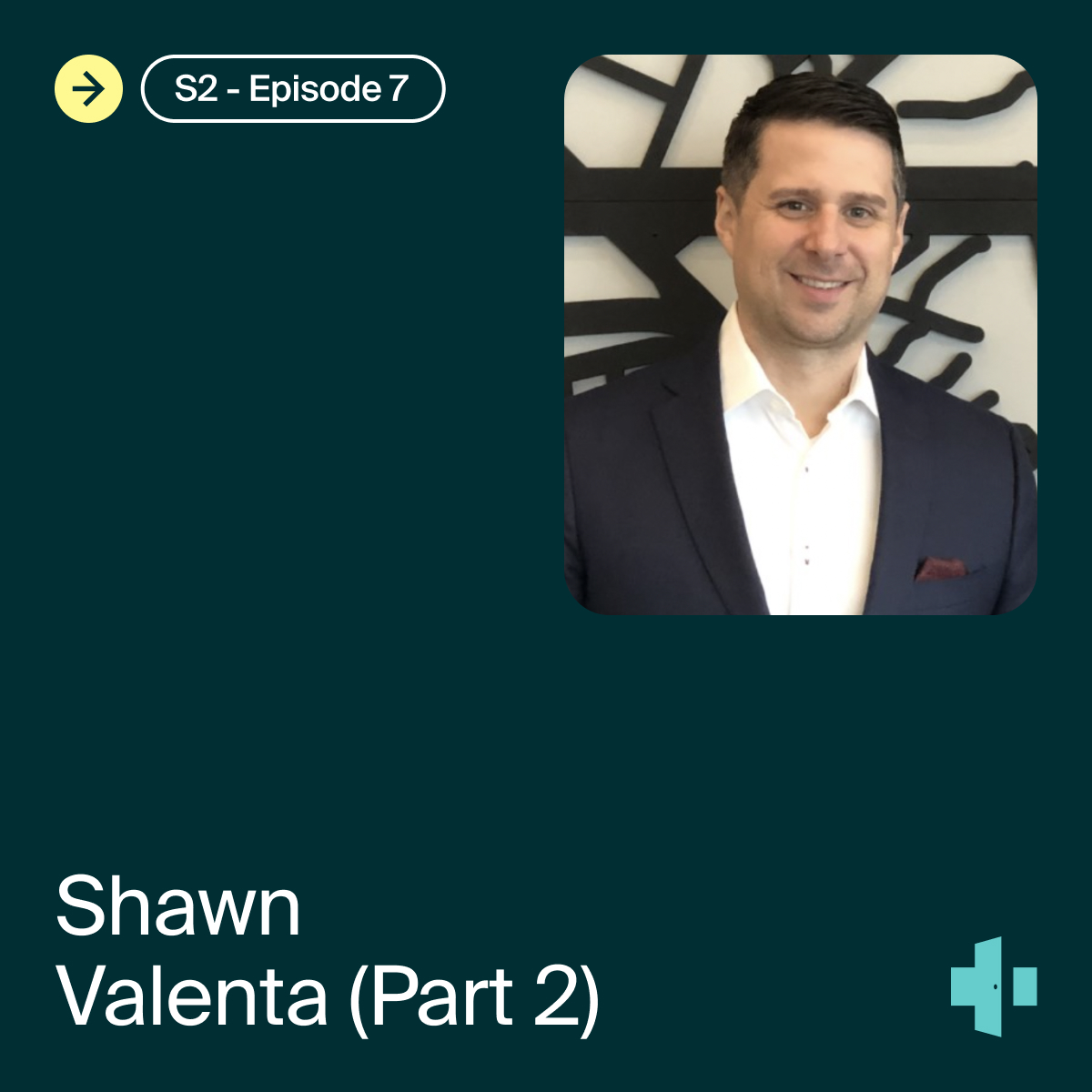 cover of the doxy.me telehealth heroes podcast season 2, episode 7 with guest shawn valenta